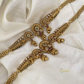 Golden Resemblance  AD Stone Stone Floral Vangi / Armlets - G11425